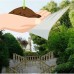 Cool Area Triangle Oversized 16 Feet 5 Inches Sun Shade Sail, UV Block Patio Sail Perfect for Outdoor Patio Garden Swimming Pool in Color Graphite   565564168